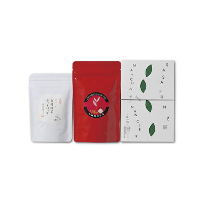 【北村茶園・茶の間】抹茶フィナンシェ・有機緑茶・和紅茶詰合せ