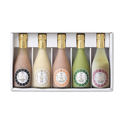 にじいろ甘酒冬の5色ギフト