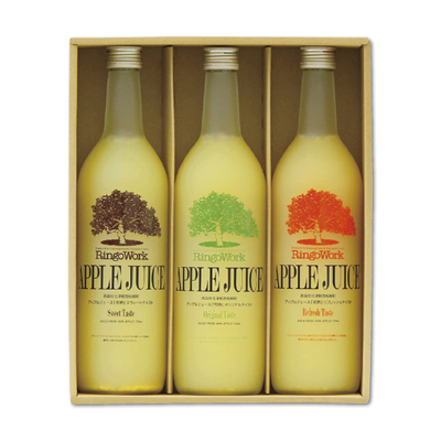 【青森板柳町りんごワーク】「完熟」アップルジュースセット