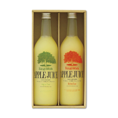 【青森板柳町りんごワーク】「完熟」アップルジュースセット