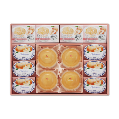 【ゴンチャロフ】白桃づくしのデザートセット