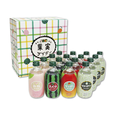 【友桝飲料】果実サイダー16本入ギフト