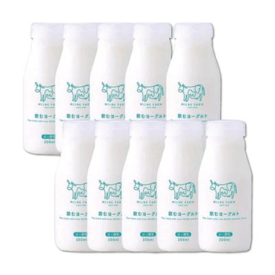 【佐賀脊振高原ミルン牧場】自家製生乳で作った飲むヨーグルトセット