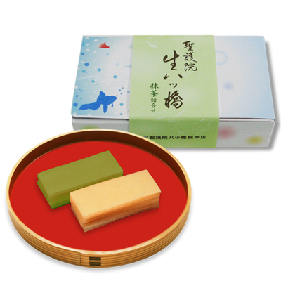 【聖護院八ッ橋総本店】生八ッ橋抹茶詰合せ