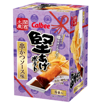 【カルビー】堅あげポテト 串カツソース味