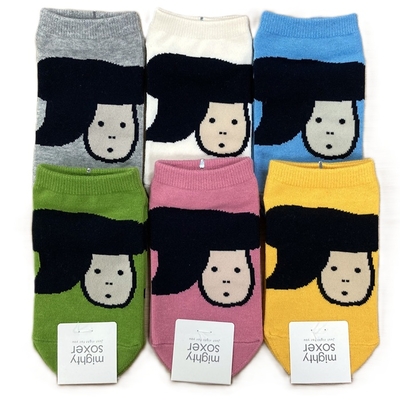 顔の靴下（22.5-24.5センチ）