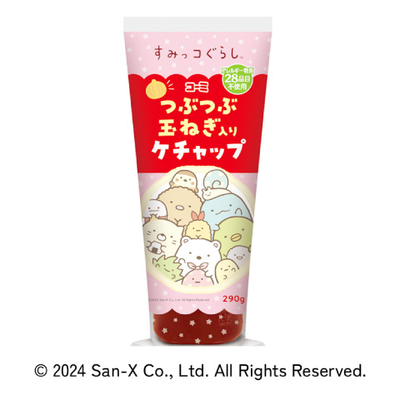 すみっコぐらし　つぶつぶ玉ねぎ入りケチャップ　290ｇ