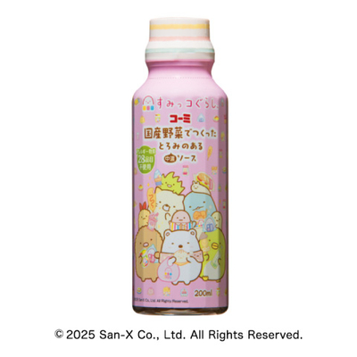 【期間限定すみっコぐらしデザイン】国産野菜でつくったとろみのあるソース　200ml