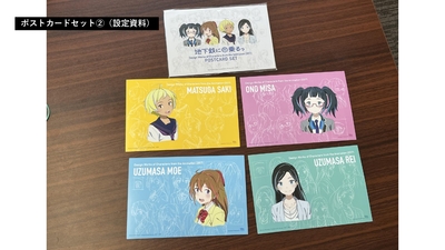 “地下鉄に乗るっ”アニメ設定資料　ポストカードセット