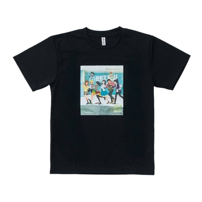 &ldquo;地下鉄に乗るっ&rdquo;オリジナルTシャツ　黒・Lサイズ