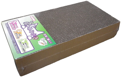 【猫の爪とぎ】ダンボール製ツメトギ　コンビ 猫つめみがき Ｗ　ゆったりワイドサイズ 　詰替用つめとぎ　２個入