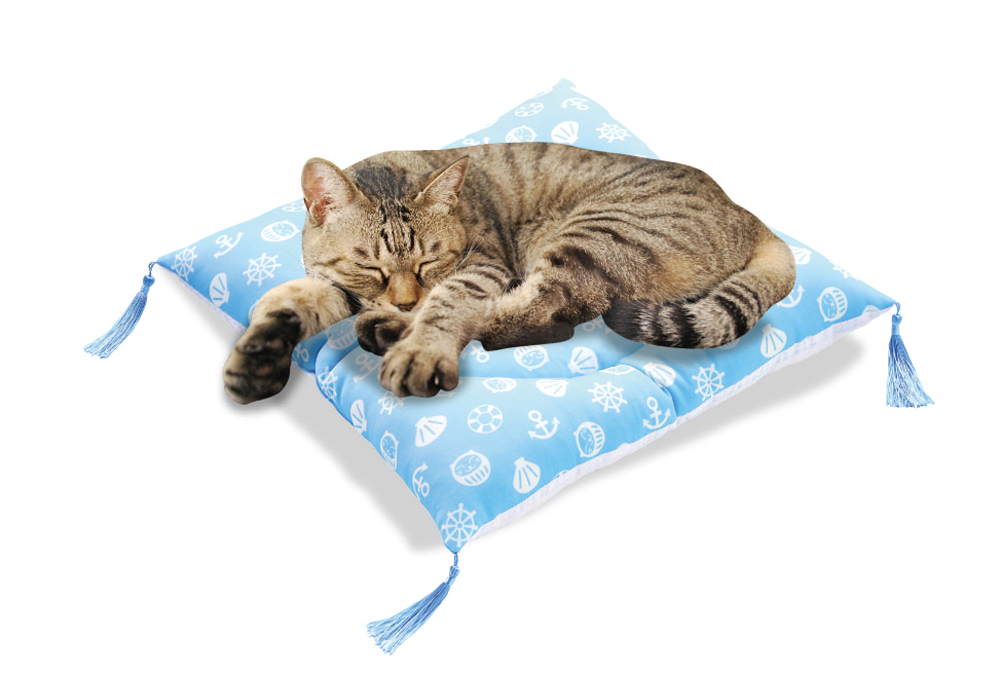 猫のベッド】猫用 座布団ベッド にゃんこの涼座布団 お昼寝用