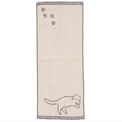 【ねこ雑貨 タオル】フェイスタオル　すやねこフェイスタオル　猫柄タオル