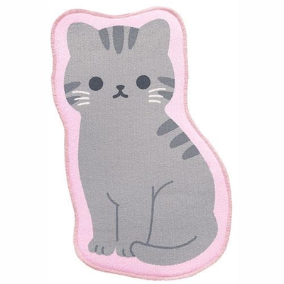 【ねこ雑貨 キッチン用品】キッチンンマット　ねこの水切りマット　アメショー
