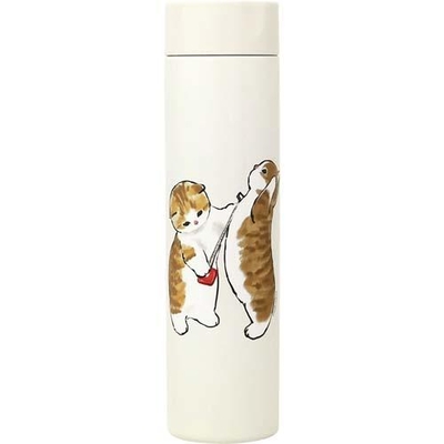 【ねこ雑貨 ランチグッズ】水筒 ステンレスボトル　モフサンド ポケミニボトル　メジャー猫　180mL