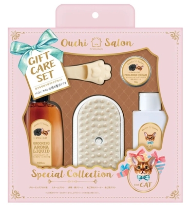 【猫のお手入れ用品】猫のビューティーケア　おうちサロン 猫用ギフトセット