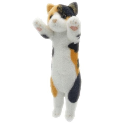 【ねこ雑貨 ぬいぐるみ】猫のぬいぐるみ　たっちぃZOOにゃんこぷち　ミケ　三毛猫
