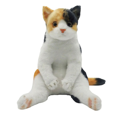 【ねこ雑貨 ぬいぐるみ】猫のぬいぐるみ　すわっちぃZooにゃんこ　ミケ　三毛猫