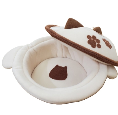 【ねこ雑貨 おもちゃ】ぬいぐるみ　&nbsp;ねこだんご お鍋 ３匹用　 ミニチュア猫のおなべ