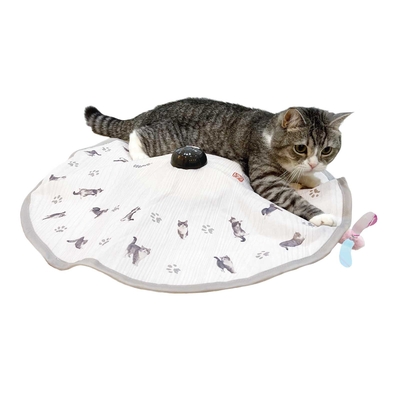 【猫の遊具】自動猫じゃらし　キャッチミーイフユーキャン２　もち様Ver.　猫のおもちゃ がくるくる動く