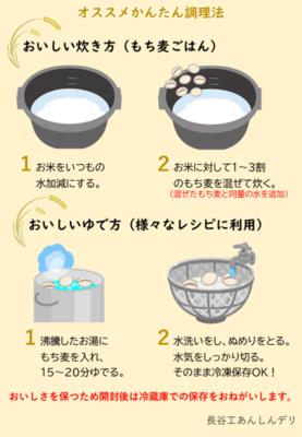 たなかみのもち麦（はねうまもち）300g ＜送料別＞ | 長谷工あんしん