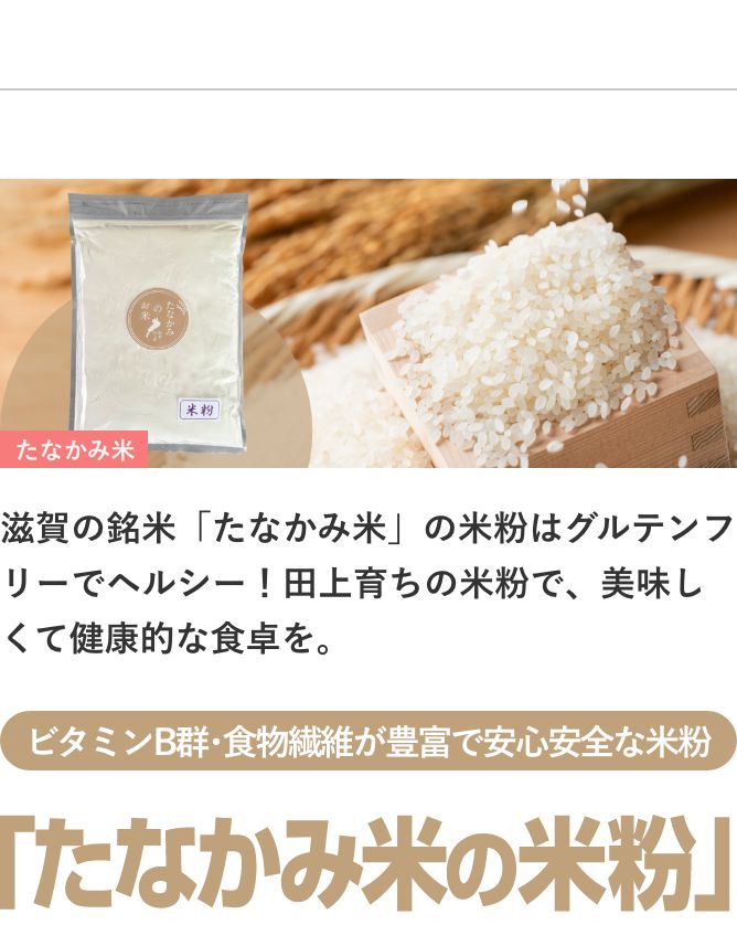 たなかみ米の米粉