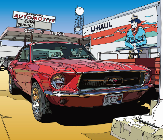 アリゾナ州キングマンの野生馬 ｒｏａｄｔｒｉｐ６３