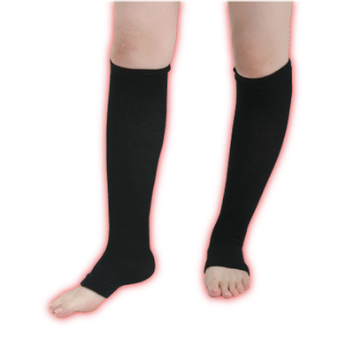 オーラ岩盤浴足湯気分サポーター　ブラック