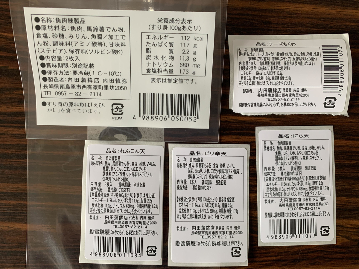 蒲鉾晩酌セット | 長崎県水産加工振興協会
