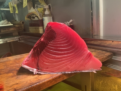 【生】富山県本マグロ　背1.0キロでお切りします