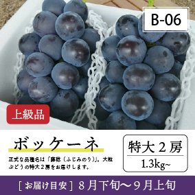 8月-9月B06/ボッケーネ【特大2房/上級品】2R