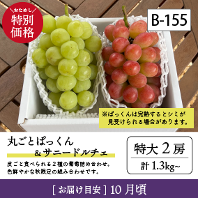 10月-11月B155/ぱっくん＆サニードルチェ【特大2房】2K