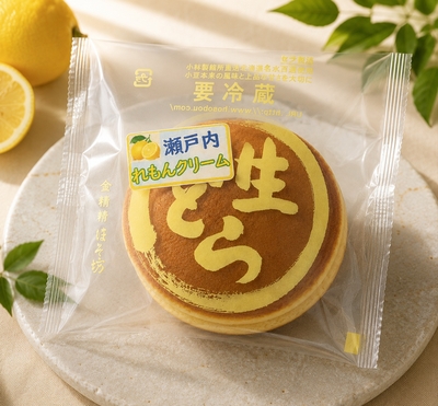 どら焼き（生どら）　瀬戸内れもんクリーム