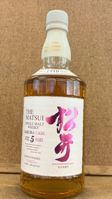 松井　サクラカスク　5年　43度　700ml