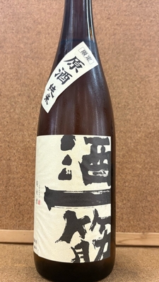 酒一筋　純米　原酒　17度　720ml・1,8L
