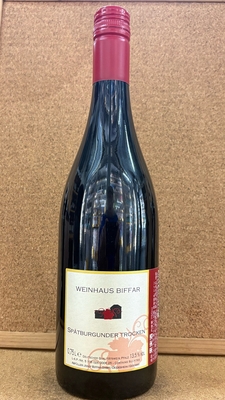 ワインハウス ビファー シュペ―トブルグンダー トロッケン　13,5度　750ml