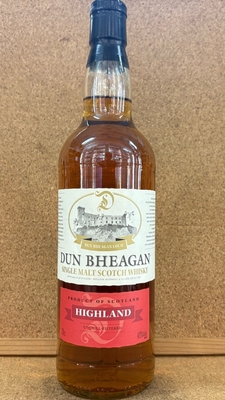 ダンベーガン　シングルモルト　ハイランド　43度　700ml