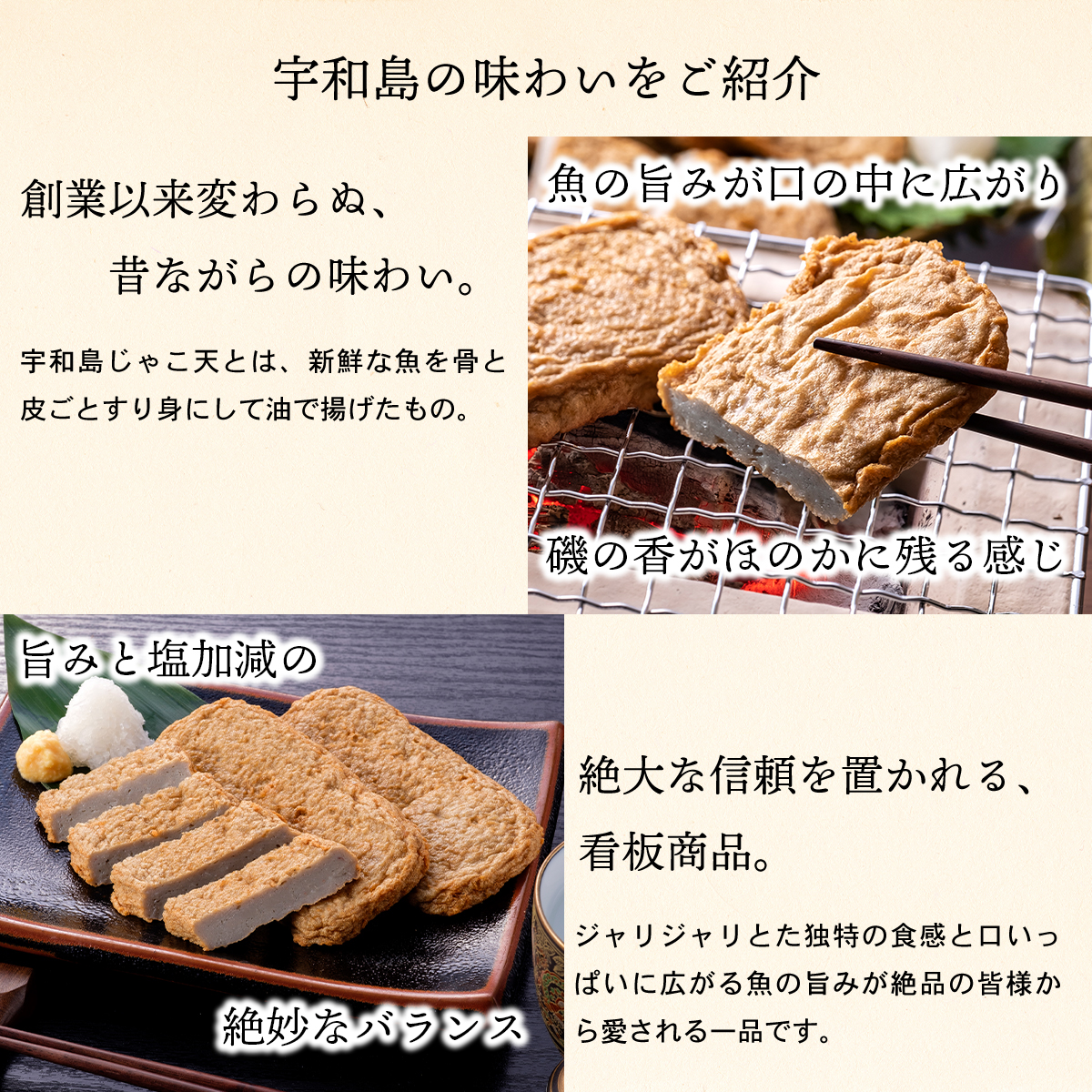 宇和島じゃこ天 5枚小箱 | 安岡蒲鉾じゃこ天かまぼこ