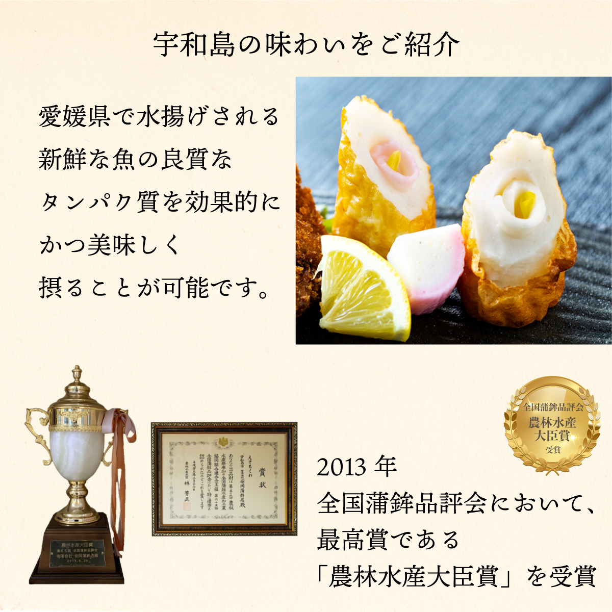 えそちくわ3本入 | 安岡蒲鉾じゃこ天かまぼこ