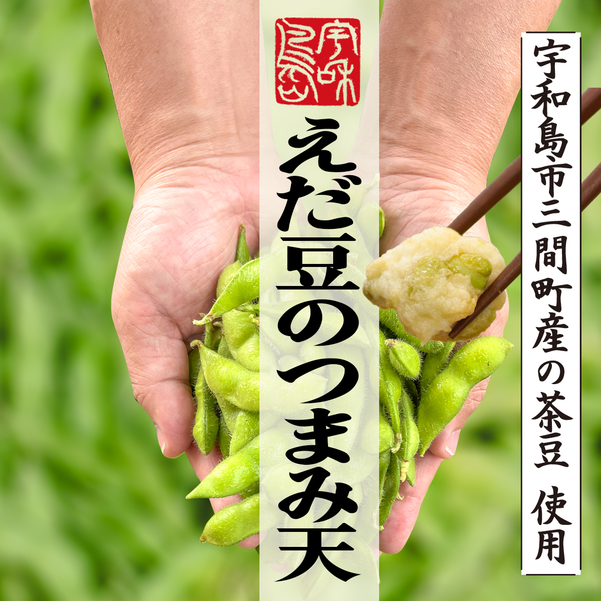 えだ豆のつまみ天 メイン