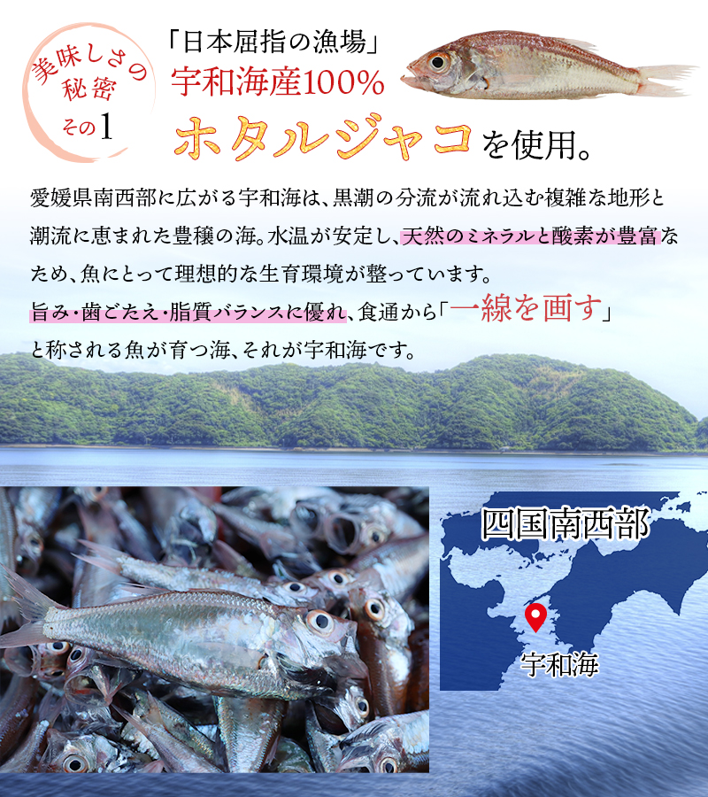 ホタルジャコ ハランボ 宇和海 じゃこ天原料