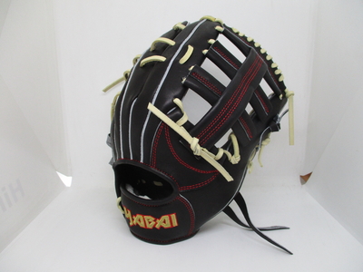 硬式(軟式・ソフト可能) 外野IF2-1275 ブラック×ブロンドレース 高校野球可能 YABAI 