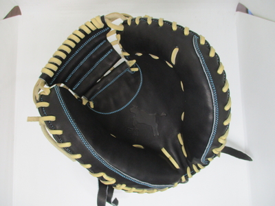 硬式(軟式・ソフト可能) 少年捕手02YCM ブラック&times;ブロンドレース 高校野球可能 YABAI