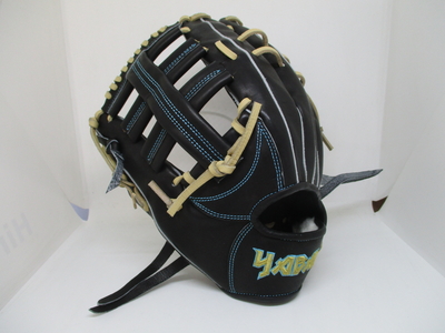 硬式(軟式・ソフト可能) 外野 IF2-1275 左投げ ブラック&times;ブロンドレース 高校野球可能 YABAI