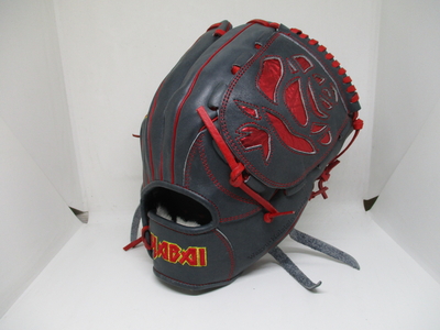 硬式(軟式・ソフト可能) オール 518-1175 ネイビー&times;MGレッド 和牛ホルスタイン オイル(ホワイトベアー)＋仕上げ済