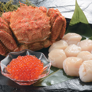 毛がに・帆立・いくらセット｜丸金佐藤水産オンライン | 丸金佐藤水産