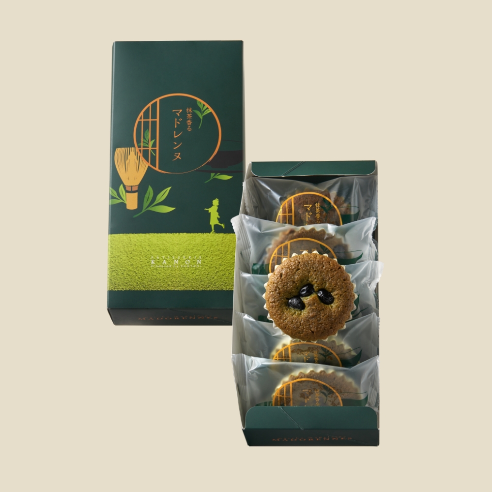 抹茶香るマドレンヌ(5個入り) | ケーキハウスショウタニ 抹茶香るマドレンヌ(5個入り) | ケーキハウスショウタニ