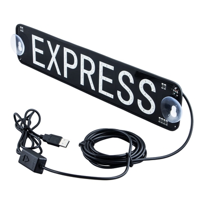 LEDプレート「EXPRESS」セブンカラー　USB電源　590610