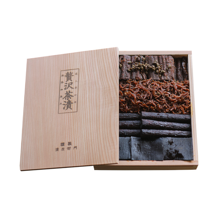 ふるさと納税 贅沢茶漬　杉箱2号 兵庫県西宮市 贅沢茶漬・杉箱｜清左衛門の通販・お取り寄せならぐるすぐり