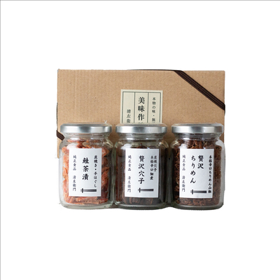 小びん3本Aセット（穴子・鮭・ちりめん）